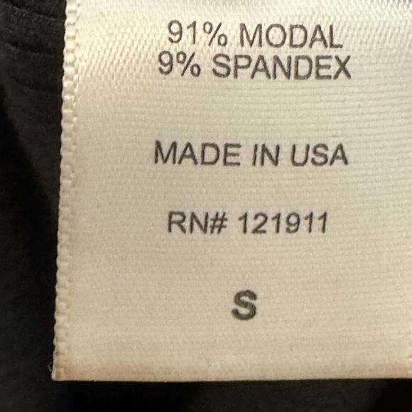 LNA Dress Small Black Double Layer Ribbed Tank Keyhole Midi Stretch Made USA - Picture 10 of 11